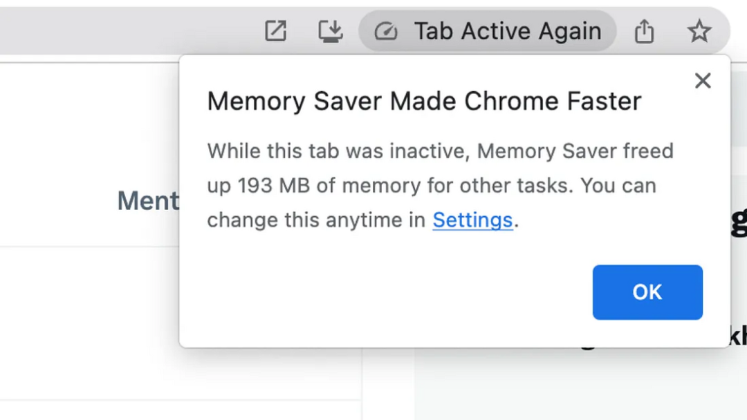 大赞！Chrome 浏览器现在会显示每个活动标签页的内存使用情况了