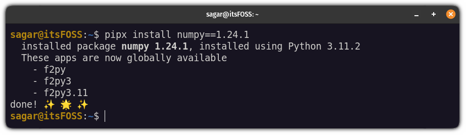 在 Linux 中安装和使用 pipx