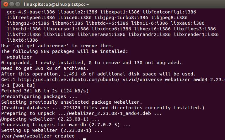 在Ubuntu系统上安装Webalizer来分析HTTP流量