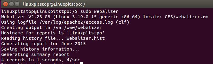 在Ubuntu系统上安装Webalizer来分析HTTP流量