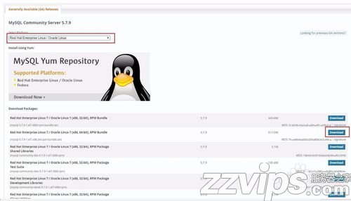 Linux系统下以RPM方式如何安装mysql-5.7.9