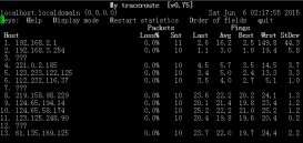 Linux常用网络工具之路由扫描工具mtr使用介绍