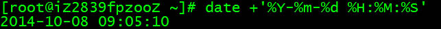 Linux基本命令之date命令的参数及获时间戳的方法