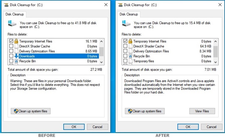 微软Windows 10 20H1系统磁盘清理新变：不会删除你的重要文件