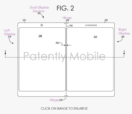 三星获得双屏手机专利，微软2020年的Surface Duo有对手了