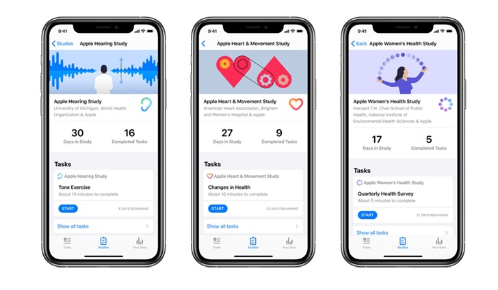 苹果推出全新研究App，适用于iPhone和Apple Watch