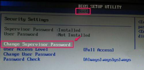 bios开机密码怎么设置或取消?bios开机密码操作介绍