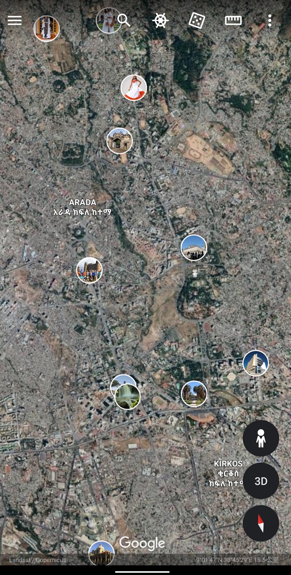 谷歌地球App更新：直接在地图上探索其他用户上传的图片
