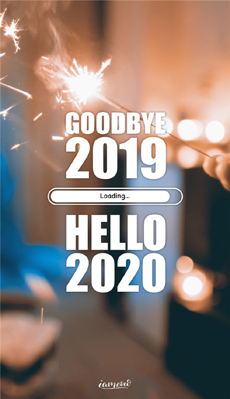 再见2019你好2020手机壁纸大全 迎接2020的壁纸图片高清带字