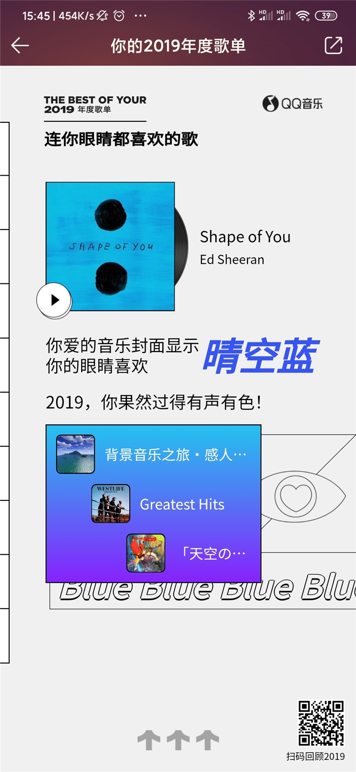 QQ音乐发布2019年度听歌报告：看看哪些音乐/歌手独得你“恩宠”