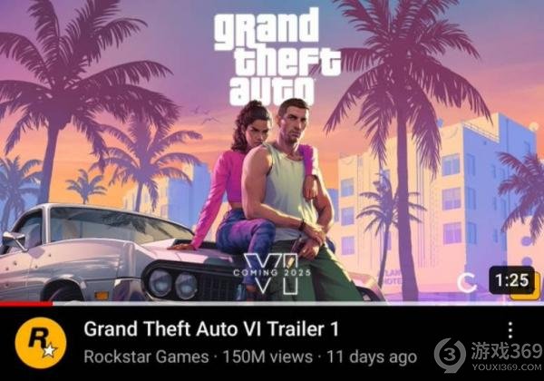 《GTA6》预告破1.5亿播放量，掀起全球兴奋潮