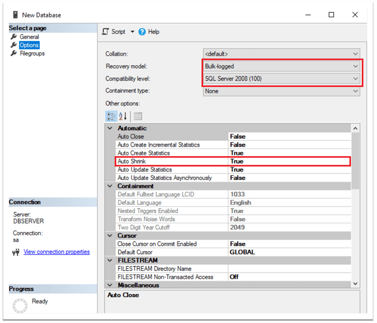 系统库-关于SQL Server Model Database探究