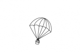 qq画图红包降落伞如何画 降落伞的简单画法