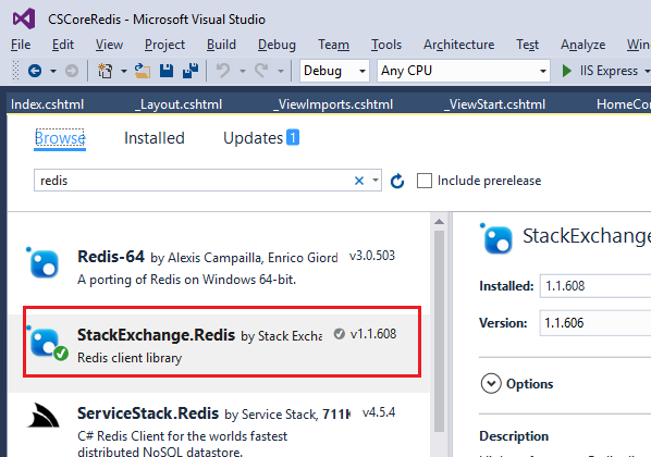 详解如何在ASP.NET Core中使用Redis