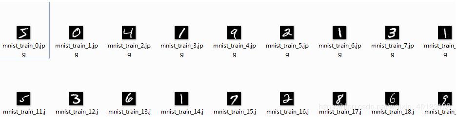 pytorch实现mnist数据集的图像可视化及保存