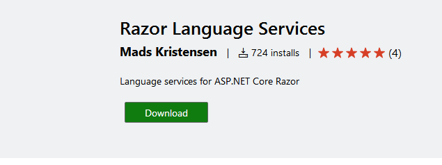 Visual Studio 2017下ASP.NET CORE的TagHelper智能提示解决办法