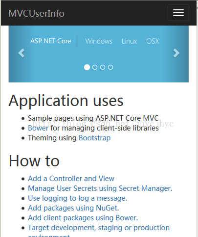 Visual Studio ASP.NET Core MVC入门教程第一篇
