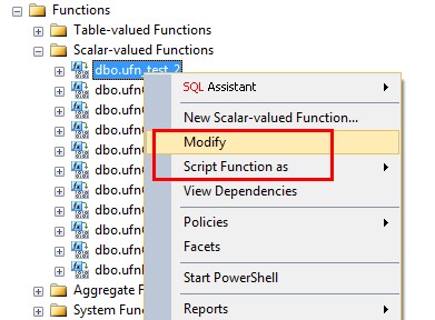 SQL SERVER修改函数名容易引发的问题分析