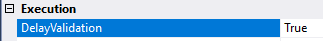SSIS 延迟验证方法