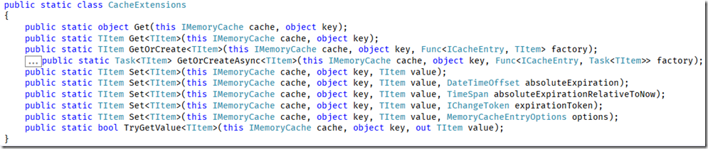 .NET Core系列之MemoryCache 初识