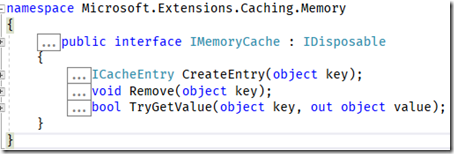 .NET Core系列之MemoryCache 初识