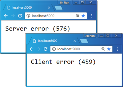 ASP.NET Core应用错误处理之三种呈现错误页面的方式