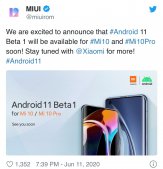 小米 10/Pro 即将获推 Android 11 Beta 1！