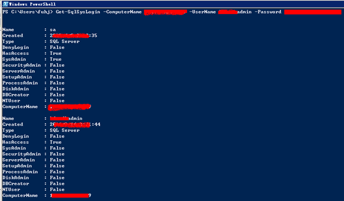 PowerShell脚本开发尝试登录SQL Server