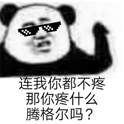 连我消息都不回你回什么系列表情包 拽拽的熊猫头聊天表情包