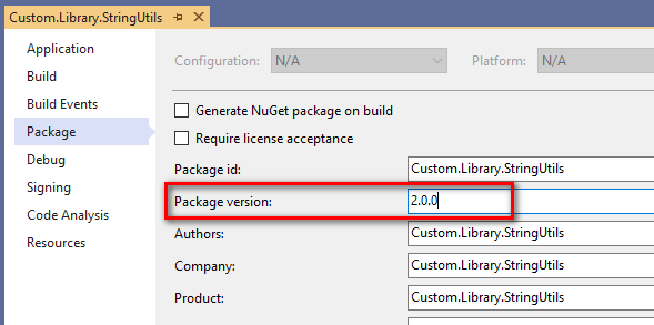 .NET Core中创建和使用NuGet包的示例代码
