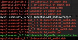 Ubuntu手动安装mysql5.7.10