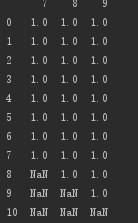 python如何删除列为空的行