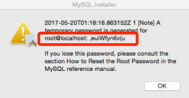 Mac下安装mysql5.7.18的详细步骤