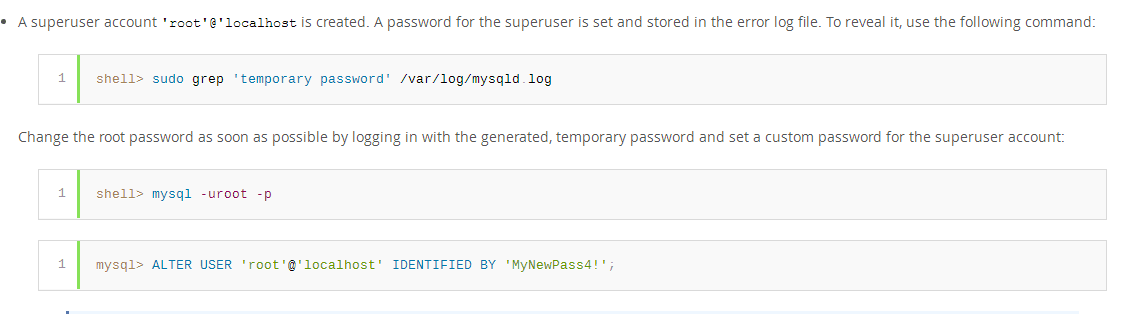mysql 5.7版本修改密码的简单方法