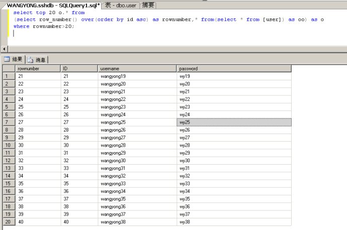 mysql oracle和sqlserver分页查询实例解析