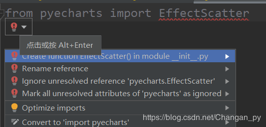 安装pyecharts1.8.0版本后导入pyecharts模块绘图时报错: “所有图表类型将在 v1.9.0 版本开始强制使用 ChartItem 进行数据项配置 ”的解决方法