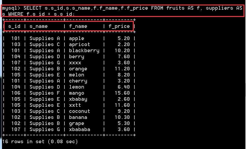 MySQL入门(三) 数据库表的查询操作【重要】