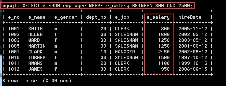 MySQL入门(三) 数据库表的查询操作【重要】