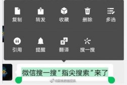 微信搜一搜 “指尖搜索”正式上线：聊天过程中就可以搜索