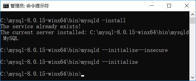 mysql 8.0.15 安装配置方法图文教程（Windows10 X64）