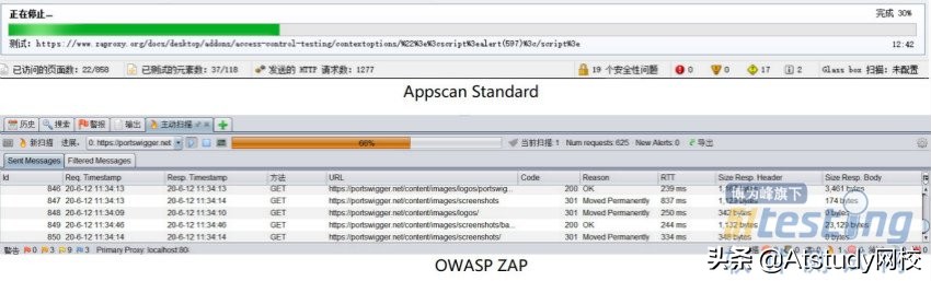 安全工具OWASP、Burp Suite、Appscan对比