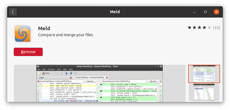 使用Meld在Linux中以图形方式比较文件和文件夹
