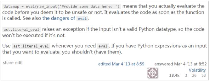 Python中函数eval和ast.literal_eval的区别详解