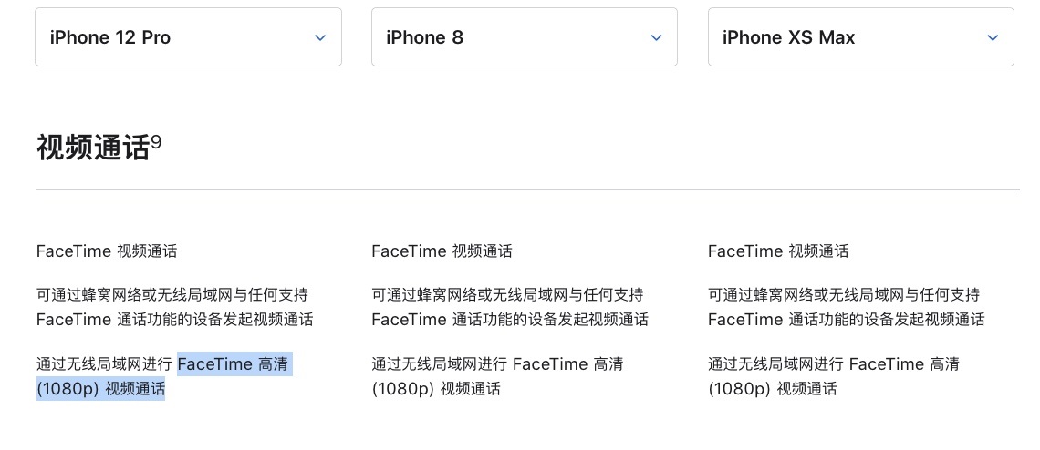 苹果 iOS 14.2 隐藏功能：FaceTime 视频通话支持 1080p