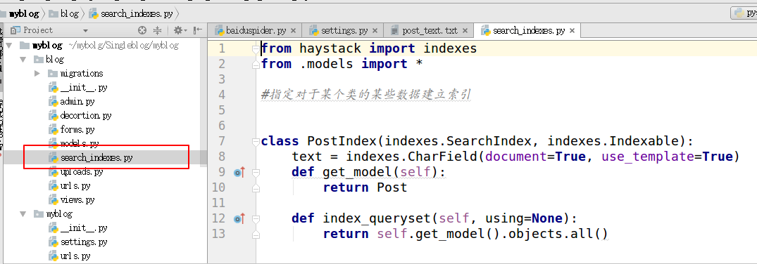 python django使用haystack:全文检索的框架(实例讲解)