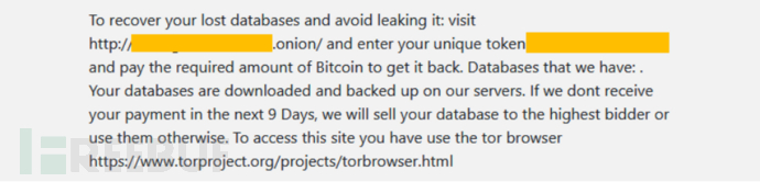 勒索失败后，黑客在暗网售卖85000个MySQL数据库