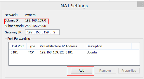 VMware中虚拟机的NAT设置方法