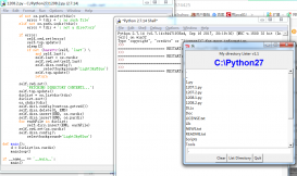 Python编程之gui程序实现简单文件浏览器代码