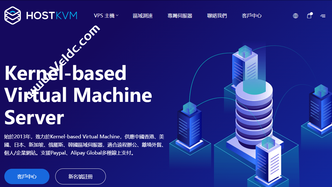 HostKvm：全场VPS主机8折起，可选香港/澳大利亚/美国/韩国/新加坡/日本VPS，2G内存/40G硬盘/100M带宽，月付$5.6起