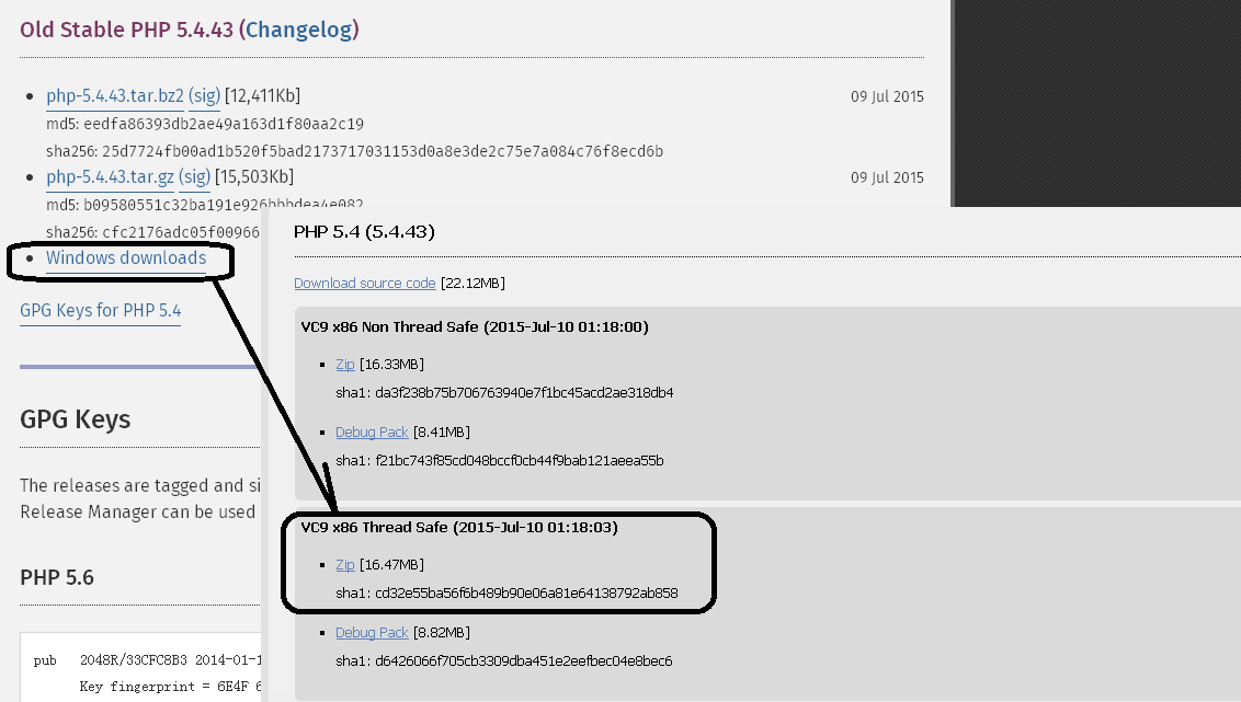 Windows2003下php5.4安装配置教程（Apache2.4）